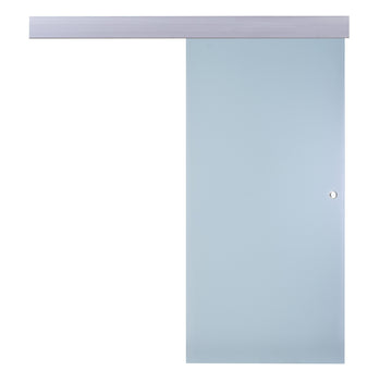 38 in. All Glass Panel Siliding Doors with Tracking & Fascia