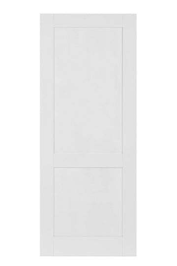 30 in. 1 Panel Solid Core Primed Panel Interior Door Slab