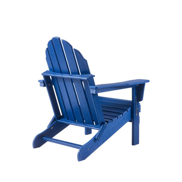 Classic Outdoor Plastic Adirondack Chair for Garden Porch Patio Deck Backyard