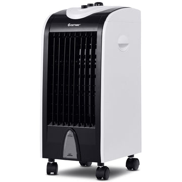 Costway 3-in-1 Portable Evaporative Air Conditioner Cooler with Filter Knob for Indoor