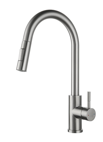 Kitchen Faucet with pull-out flushing shower