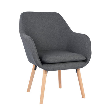 Fabric Dining Chair Arm Chair with Cushion