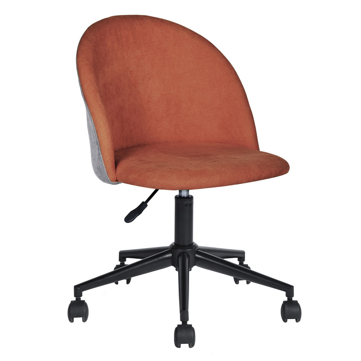 Fabric Upholstery Adjustable Office Chair Task Chair Desk Chair Armless Chair with Swivel Casters