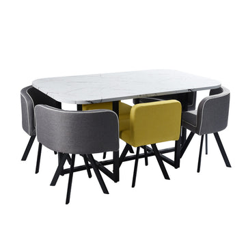 Modern Style 7 Piece Dining Set