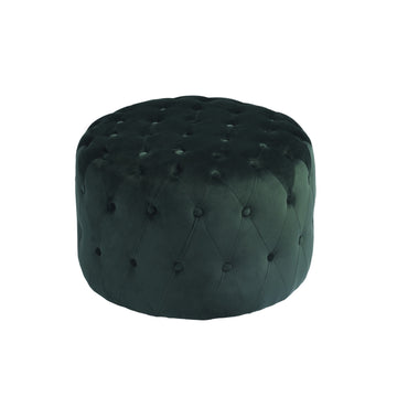 Green Round Ottoman Pouf