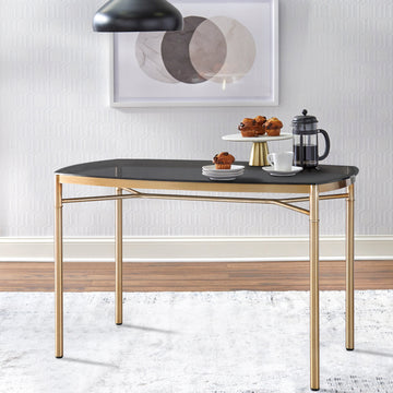 Clihome® | Dining Table 63 D x 35.43 W x 30 H inch