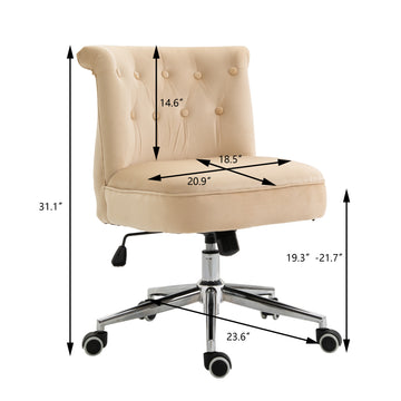 Velvet Home Office Chair