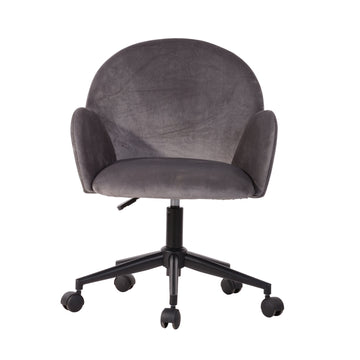 An Office Chair with Perfect Velvet Upholstery