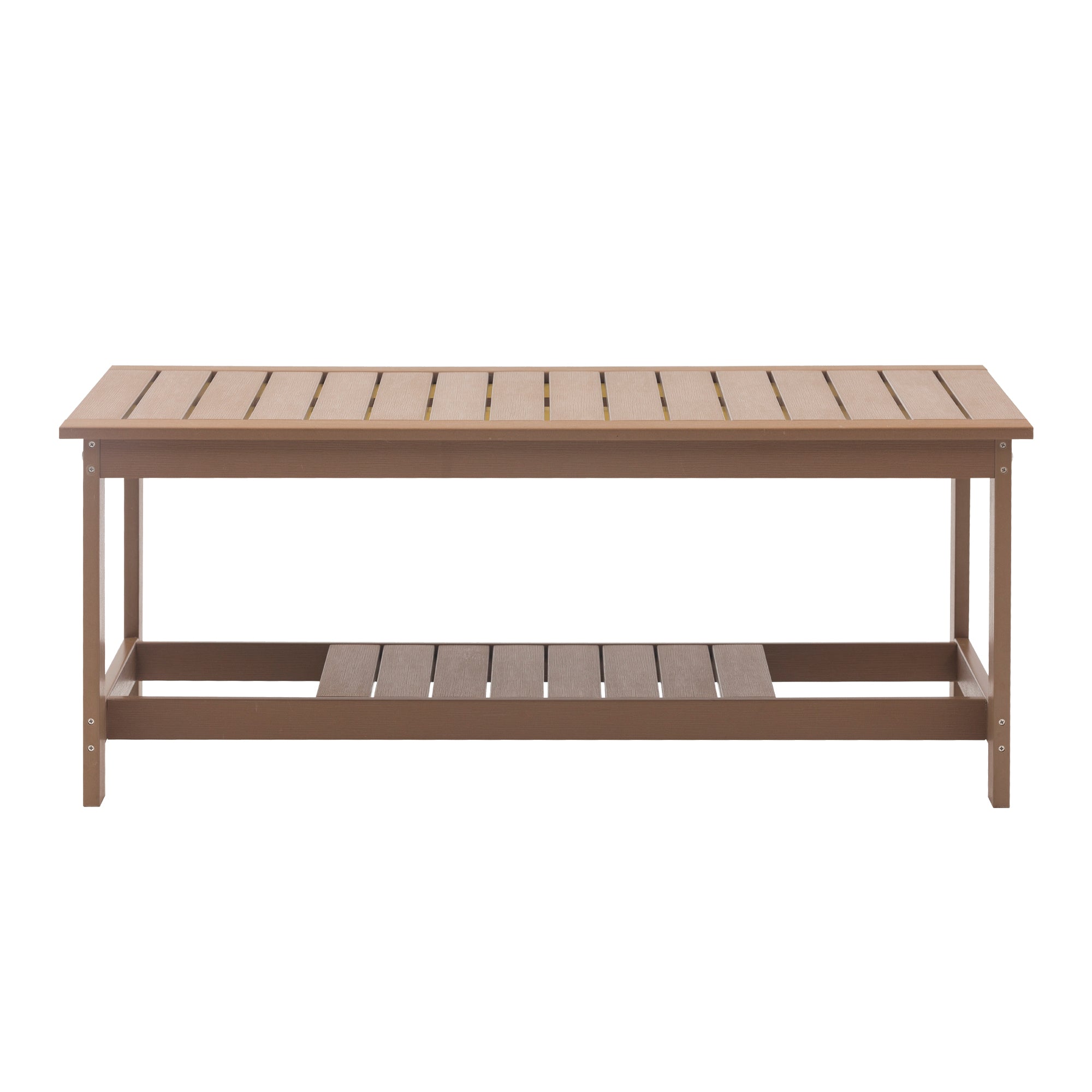 45inch outdoor rectangular resin coffee table