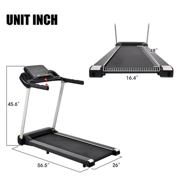 Treadmill for Home Gym with 12 Pre Set Programs